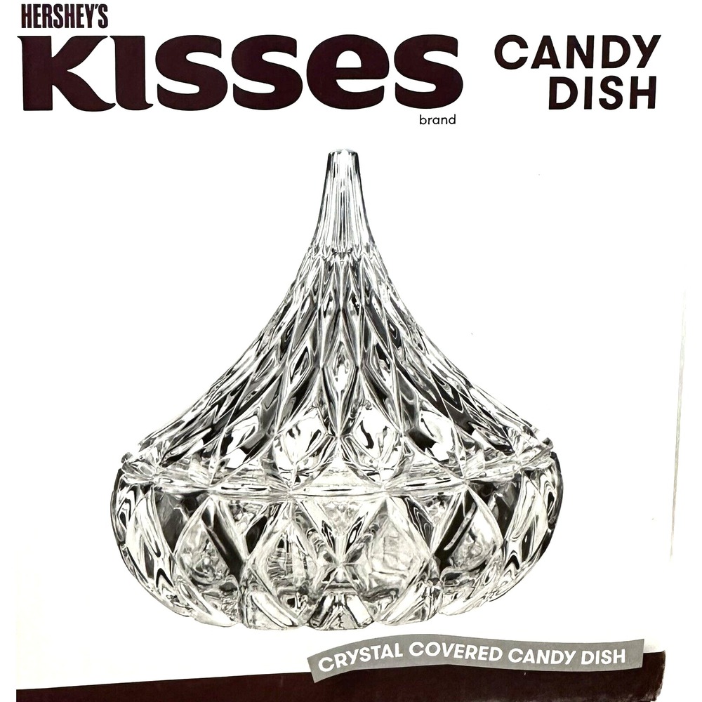 Godinger Shannon Crystal Hersey's Kisses Covered Candy Dish
